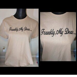 Frankly My Dear..... " Movie Quote " Womens Top Size M by Port Authority